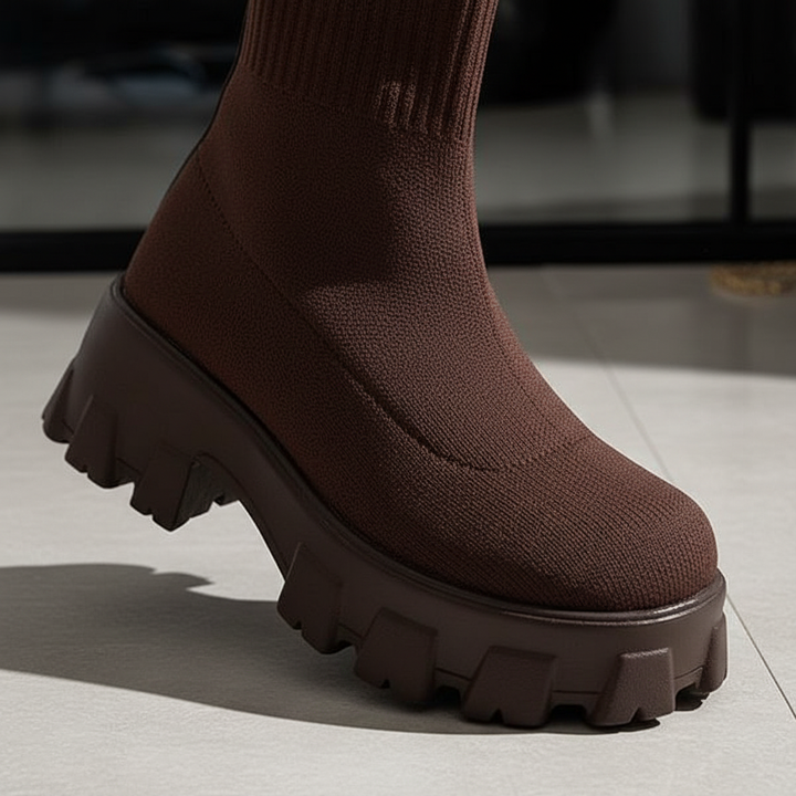 Moderne Plattform-Boots - Victoria