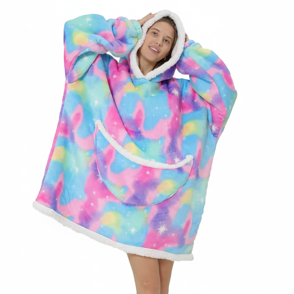 Oversized Fleece-Decke - SnuggleHood