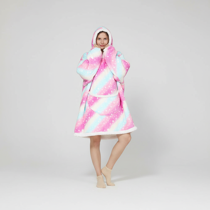 Oversized Fleece-Decke - SnuggleHood