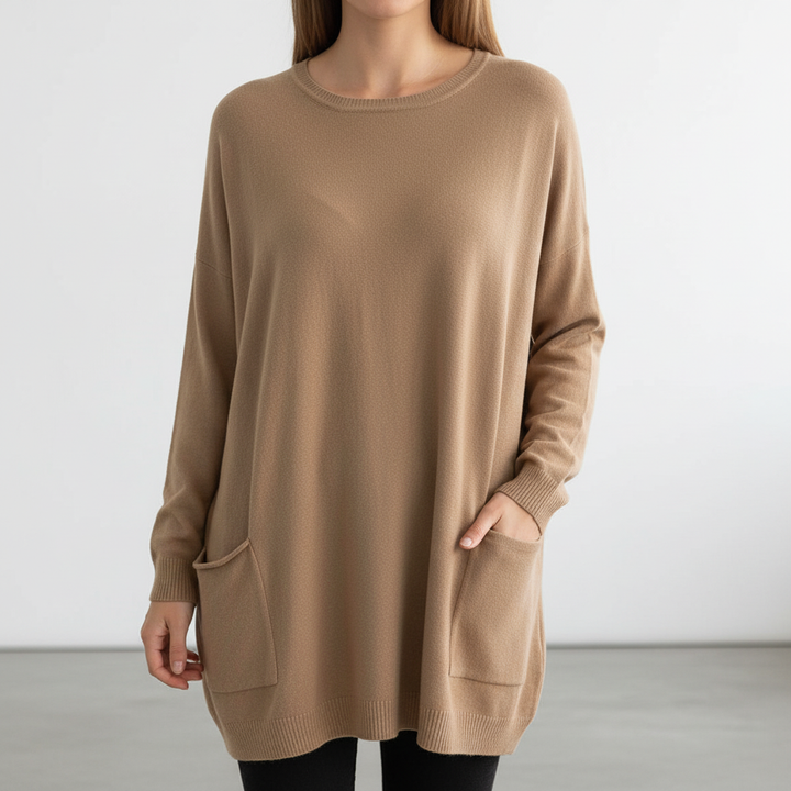 Oversized Schnitt Damenpullover - Marlene