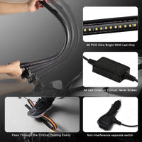 96 LED Strobe Light Bar – Veyra – (Car Emergency Warning)