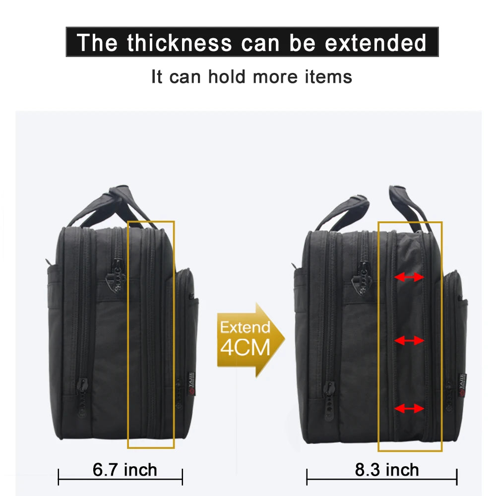 Canvas Business Laptop Bag with Shoulder Strap – Multiple Sizes