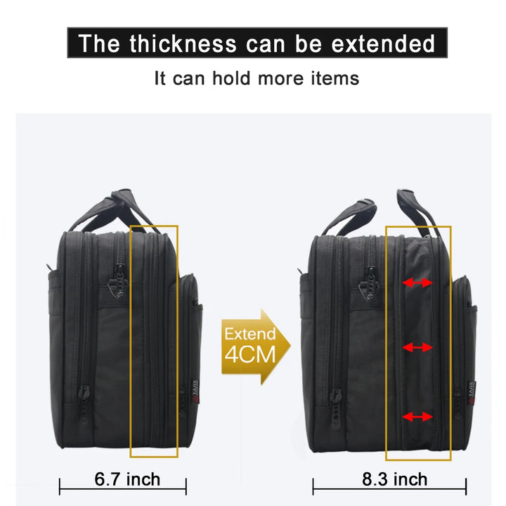 Canvas Business Laptop Bag with Shoulder Strap – Multiple Sizes