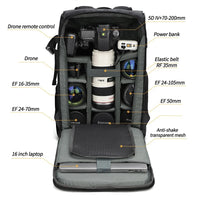 Waterproof Camera Shoulder Bag – Arven – (Large Capacity)