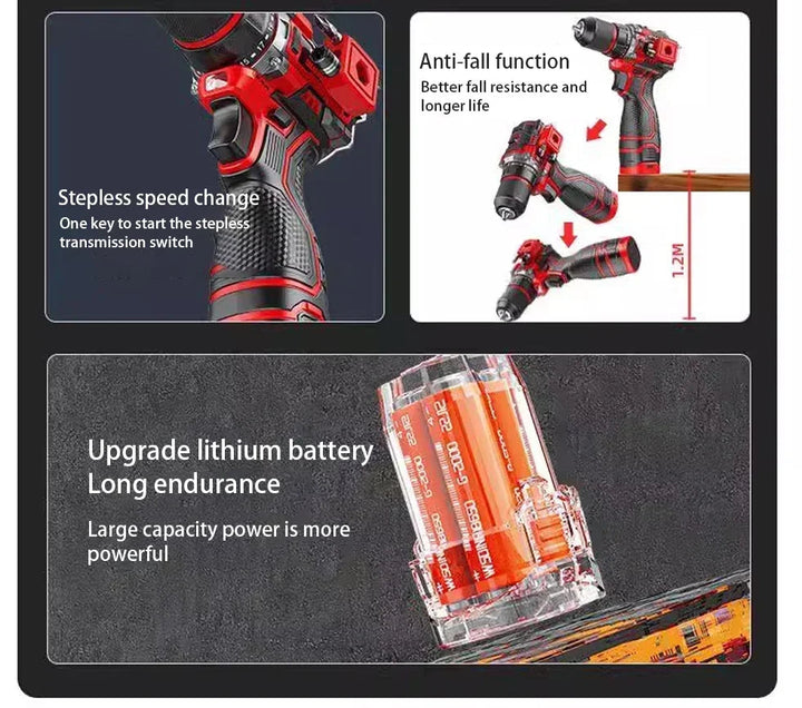 Cordless Brushless Impact Driver 20V – DrillMate