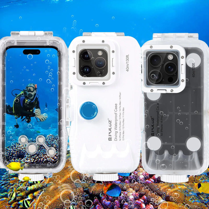 Waterproof Diving Case for iPhone with 40m Depth Protection & Touch Control – AquaShield