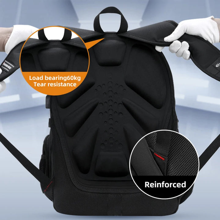 Extra-Large Waterproof Laptop & Travel Backpack with USB Charging