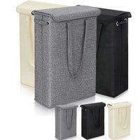 45L Slim Laundry Basket with Lid – Neris