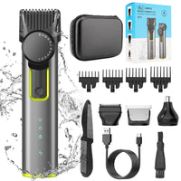 Beard Trimmer & Cordless Hair Clipper Kit – HydroTrim