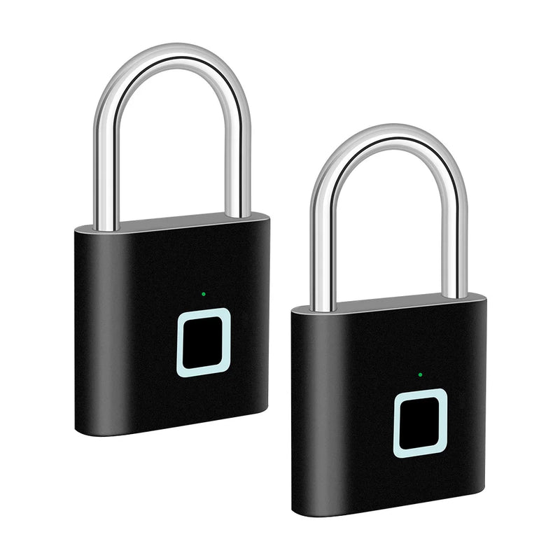 Smart Fingerprint Padlock with USB Charging & Waterproof Design – Titan