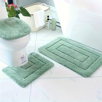 Three-Piece Textured Bath Mat Set - SnugTread