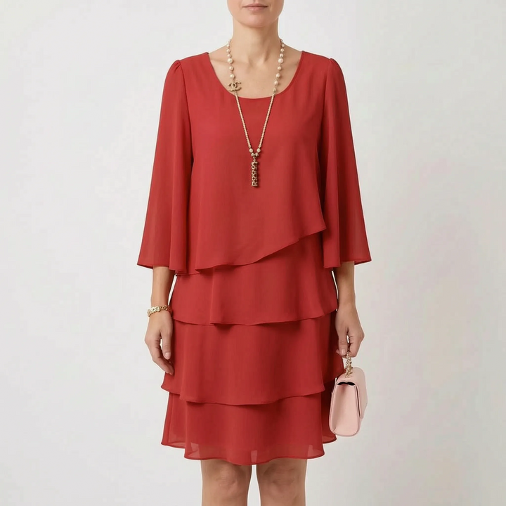 Tiered A-Line Dress - Florina