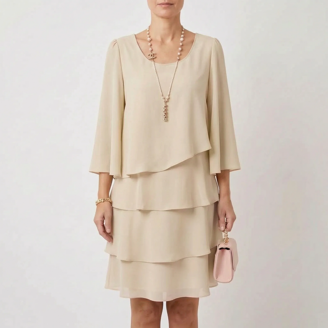 Tiered A-Line Dress - Florina