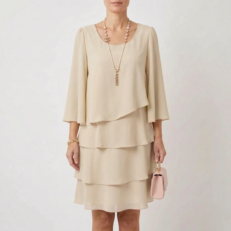 Tiered A-Line Dress - Florina