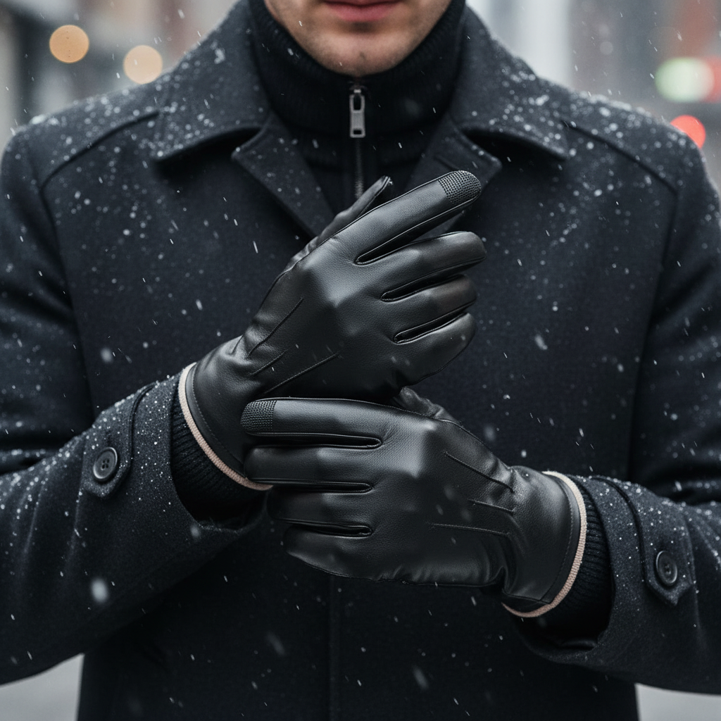 Touchscreen Kompatible Handschuhe - ThermiLeather