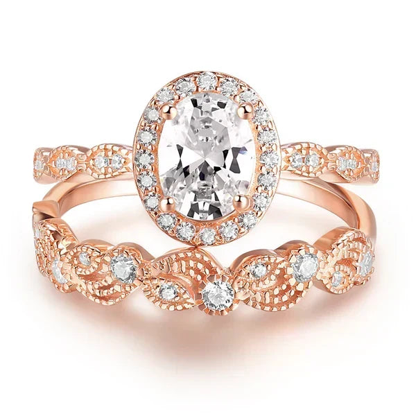 Two-Piece Engagement Ring Set - Caelis