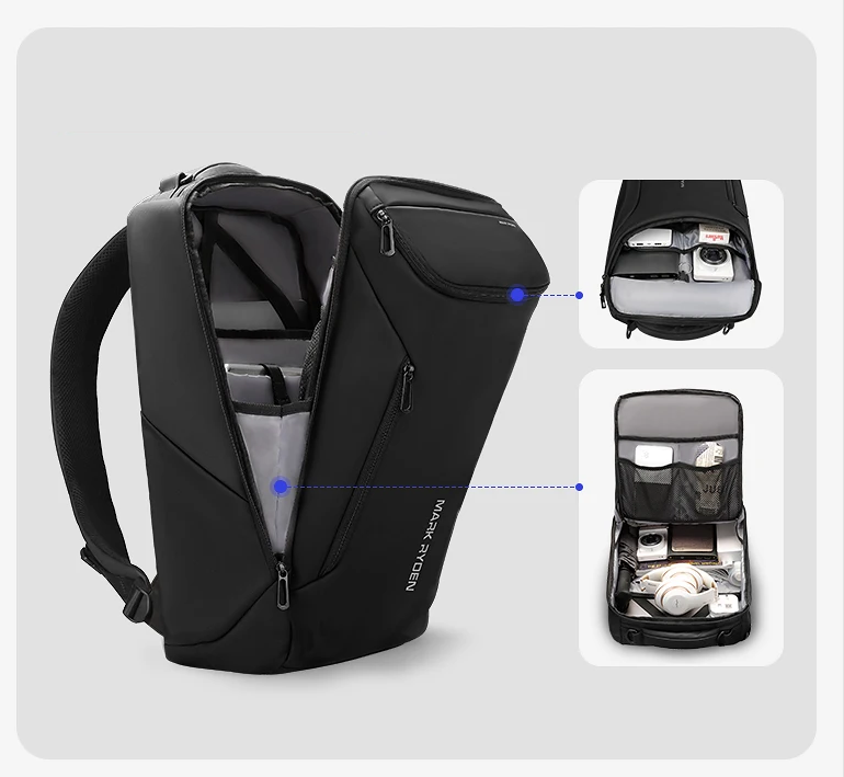 Large Waterproof Laptop & Business Travel Backpack