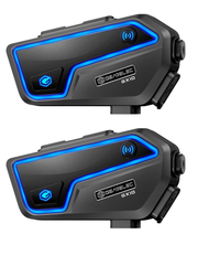Bluetooth Motorcycle Intercom 10 Riders & IP67 Waterproof – RideSync