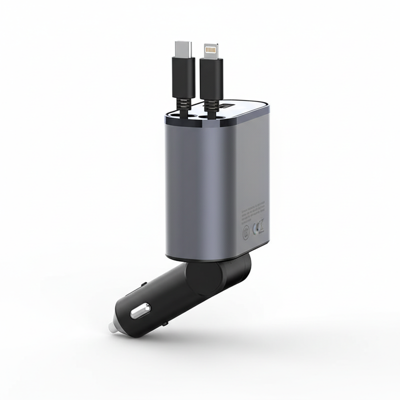 Utschuifbare Autolader - PowerCharge