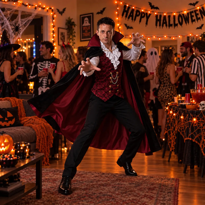 Vampire Fancy Dress Costume - Rencloak