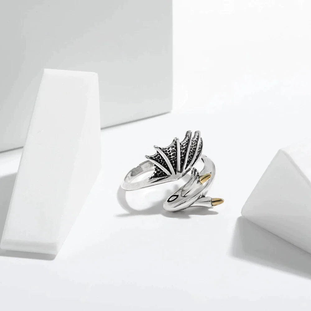 Adjustable Dragon Ring | Unique Statement Jewellery-State of Style