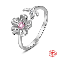 Adjustable Flower Ring | 925 Sterling Silver-State of Style