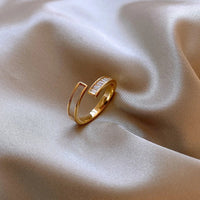Adjustable Shell Classic Ring | Elegant and Versatile-State of Style