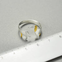 Adjustable Silver Dachshund Ring | Cute Dog Design-State of Style