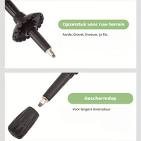 Adjustable Walking Stick - TrekPro-Black-State of Style