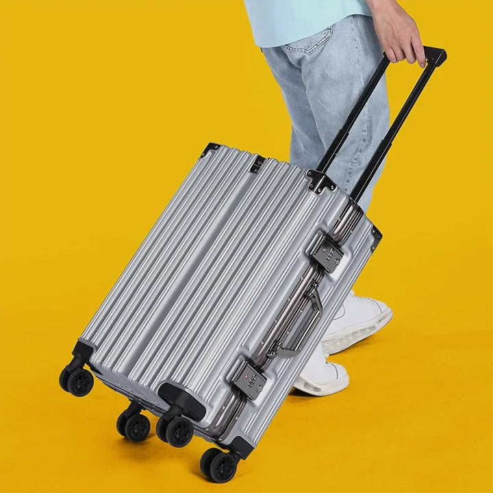 Aluminium frame hard-shell case – Reykjavik-Silver-S (40 L)-State of Style