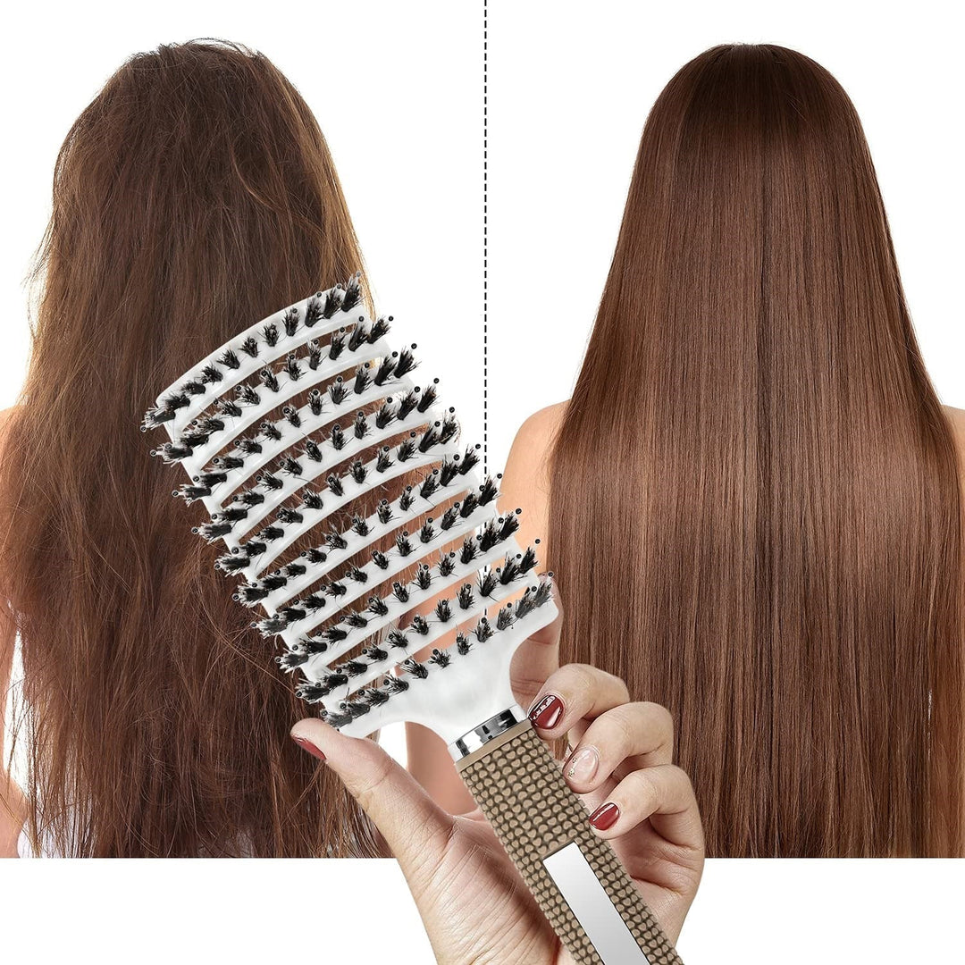 Anti-Tangle Brush-White-State of Style