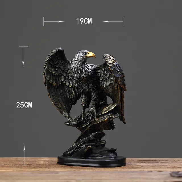 Aquila Bronze Eagle Sculpture-Eagle-State of Style