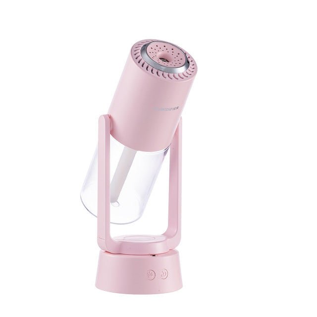 Automatic Rotating Humidifier – AquaSpin-Pink-State of Style
