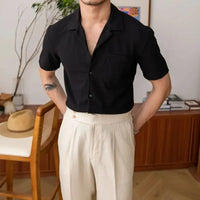 Basic Men's Shirt – Nolan-Black-S-State of Style