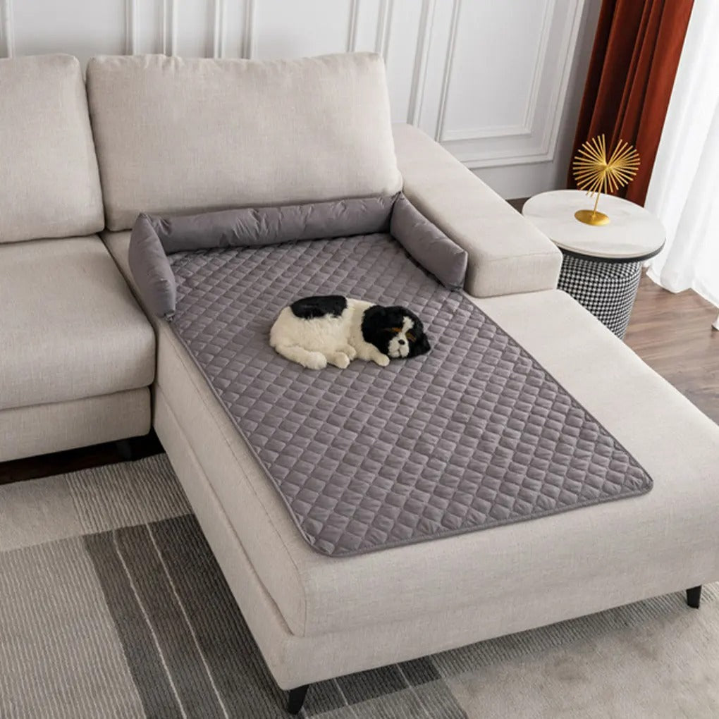 BuddyGuard Luxe Pet Sofa Protector-S 75x75cm-Light Grey-State of Style