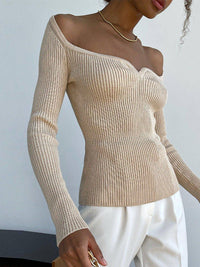 CandysShirt | Women's Cosy Winter Knit Pullover-Khaki-S-State of Style