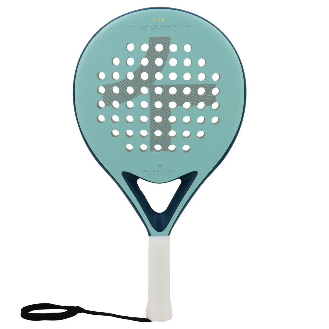 Carbon Padel Racket - PowerStrike-White-State of Style