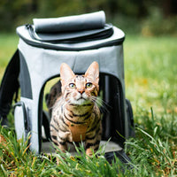Cat backpack - PurrPack™-Grey-State of Style