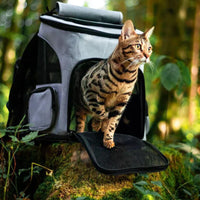 Cat backpack - PurrPack™-Grey-State of Style