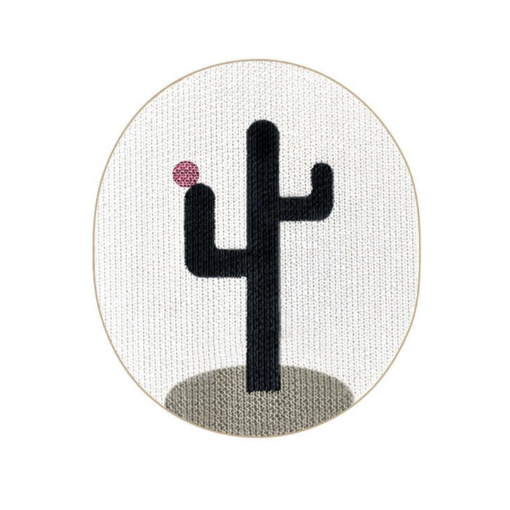Cat Scratching Wall Plate - WallScratch Pro-Cactus Wit-State of Style