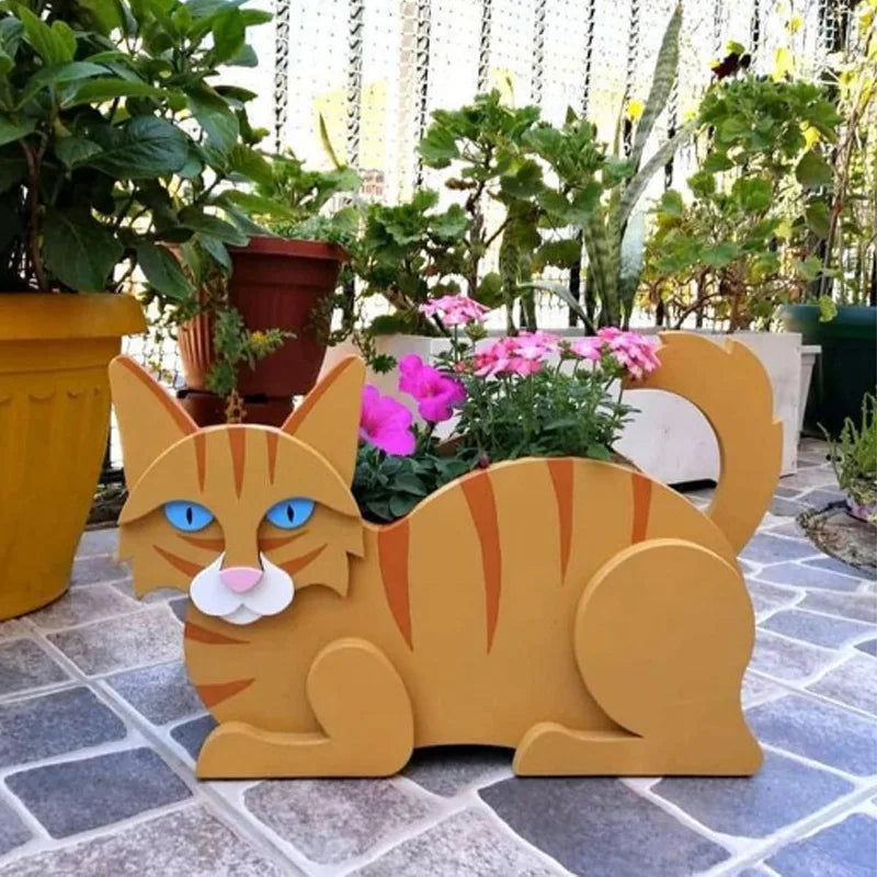 Cat-Shaped DIY Planter - KittyKraft-Ginger Bruise-State of Style