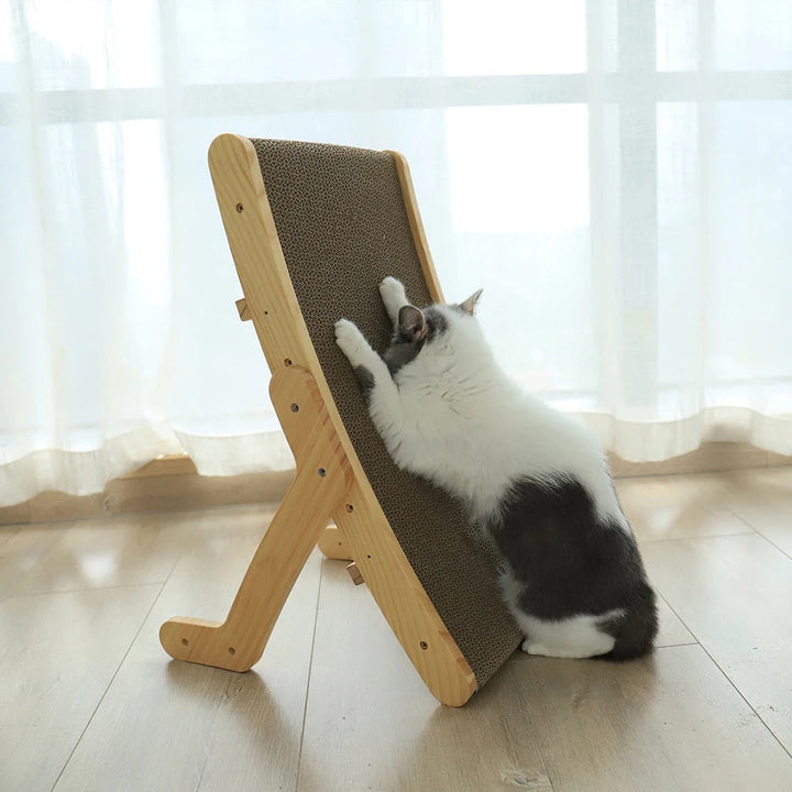 Cats Scratched - Luna-Bed frame with Scratching Board-State of Style