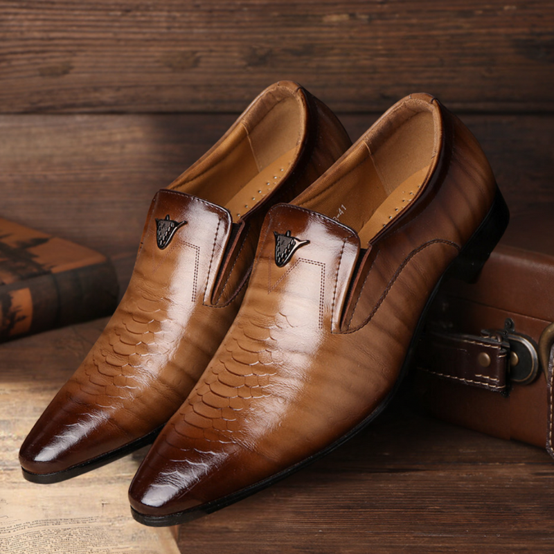 Classic and Stylish Men's Shoes - Dario-Black-6-State of Style