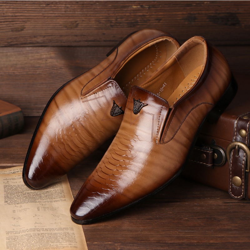 Classic and Stylish Men's Shoes - Dario-Black-6-State of Style
