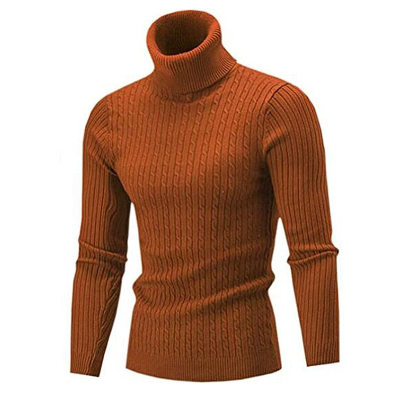 Classic Men's Turtleneck - SummitLayer-Brown-S-State of Style