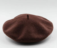 Classic Wool Beret - Marlene-Coffee-State of Style