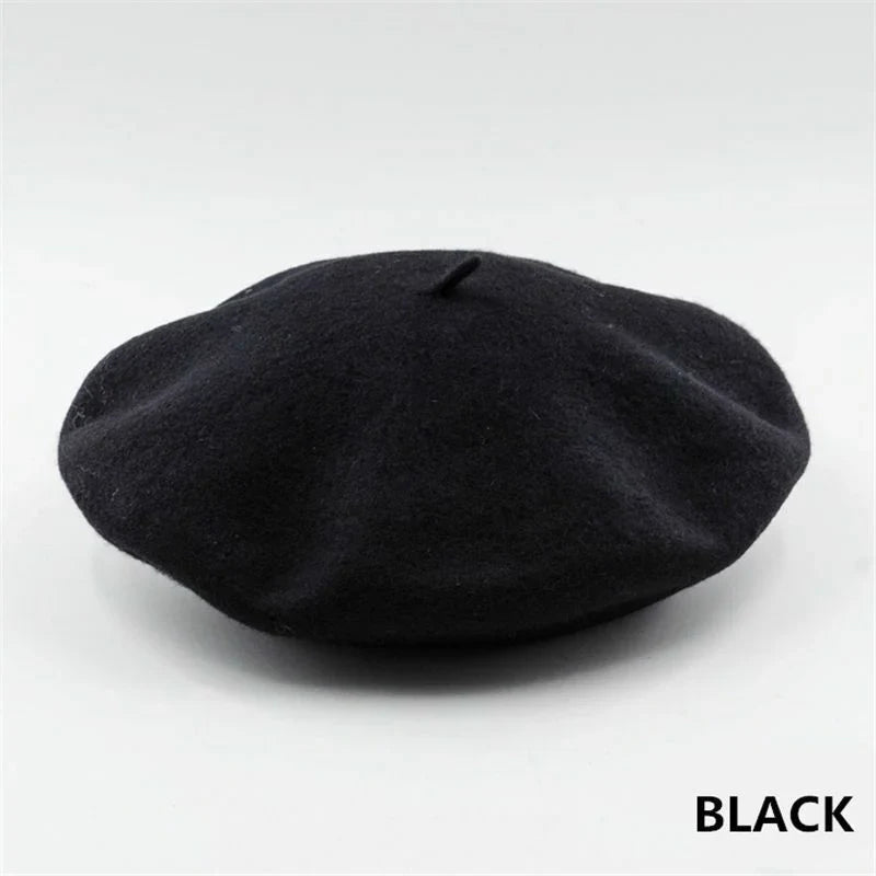 Classic Wool Beret - Marlene-Red-State of Style