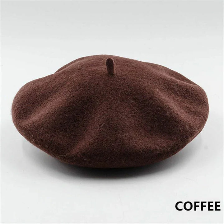 Classic Wool Beret - Marlene-Red-State of Style