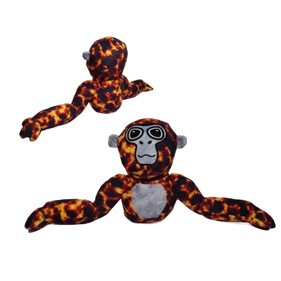 Colourful Gorilla Plush - FunkyGorilla-Brown Flame-State of Style