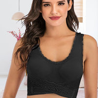 Comfortable Good Supporting Bra - Grace-Black-S-State of Style